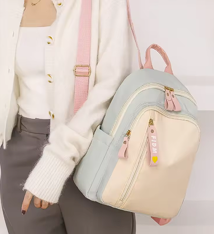 MOCHILA MUJER BOLSILLO DELANTERO