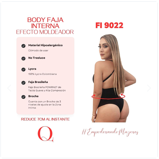 FAJA INTERNA PARA ESCOTE PROFUNDO FI9022